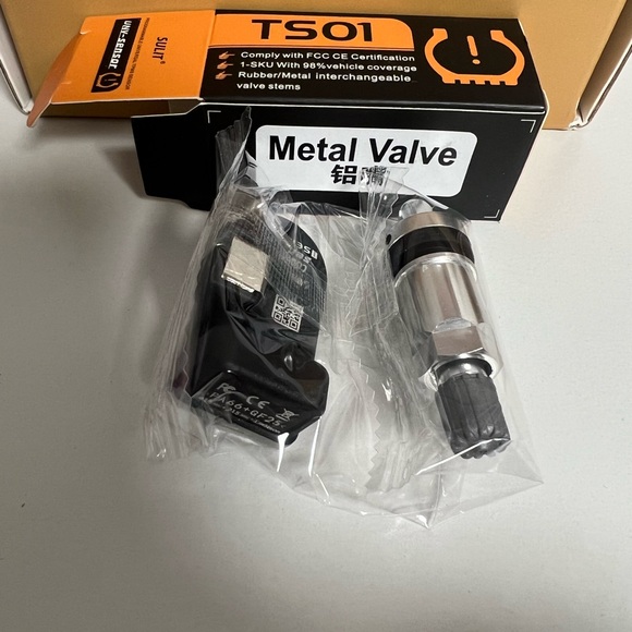 4 X CGSULIT 315MHz&433MHz TPMS Universal Programmable Sensor with Aluminum Valve - Picture 9 of 9